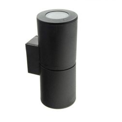 FRANCA 90 2 LUCI APPLIQUE DA ESTERNO BIEMISSIONE IP55 RESINA BIANCA,GRIGIA O NERA MODERNA FUMAGALLI DARK LIGHT - Cristalensi Sho 2