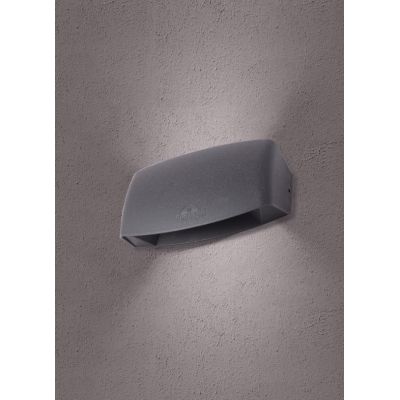 ABRAM APPLIQUE DA ESTERNO IP55 IN RESINA BIANCA,GRIGIA O NERA MADE IN ITALY FUMAGALLI DARK LIGHT - Cristalensi Shop Online