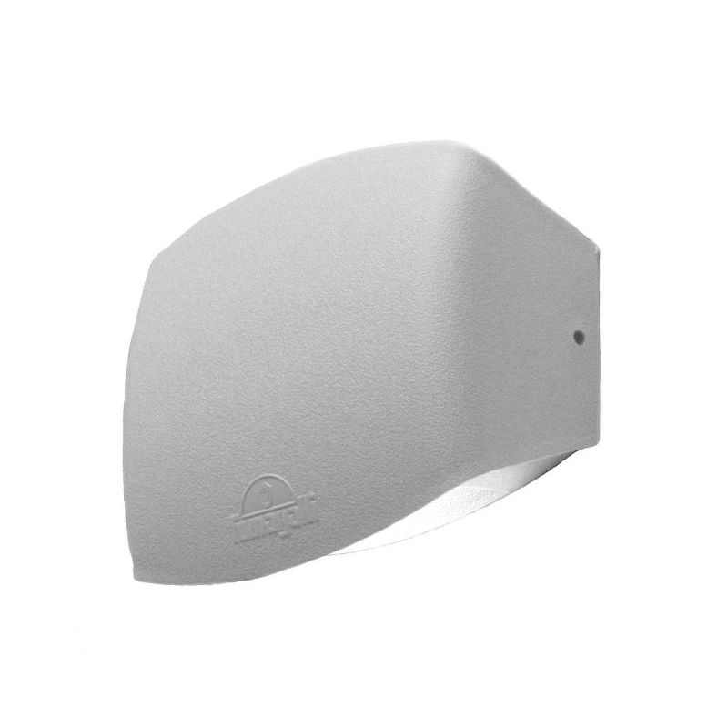 ABRAM 150 APPLIQUE DA ESTERNO IP55 IN RESINA BIANCA,GRIGIA O NERA MADE IN ITALY FUMAGALLI DARK LIGHT - Cristalensi Shop Online