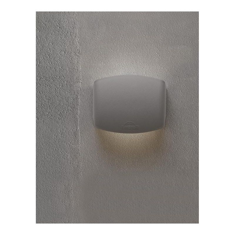 ABRAM 150 APPLIQUE DA ESTERNO IP55 IN RESINA BIANCA,GRIGIA O NERA MADE IN ITALY FUMAGALLI DARK LIGHT - Cristalensi Shop Online