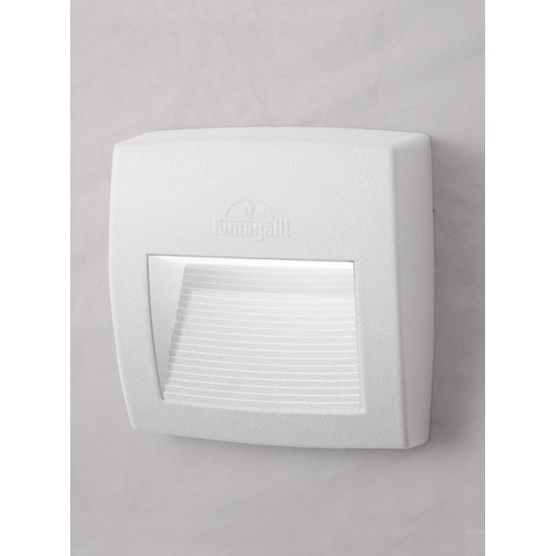 LORENZA 150 SEGNAPASSO APPLIQUE IP55 IN RESINA BIANCA,GRIGIA O NERA MADE IN ITALY FUMAGALLI MODERNO DARK LIGHT - Cristalensi Sho