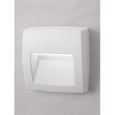 LORENZA 150 SEGNAPASSO APPLIQUE IP55 IN RESINA BIANCA,GRIGIA O NERA MADE IN ITALY FUMAGALLI MODERNO DARK LIGHT - Cristalensi Sho