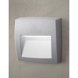 LORENZA 150 SEGNAPASSO APPLIQUE IP55 IN RESINA BIANCA,GRIGIA O NERA MADE IN ITALY FUMAGALLI MODERNO DARK LIGHT - Cristalensi Sho