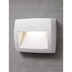 LORENZA 190 SEGNAPASSO APPLIQUE IP55 IN RESINA BIANCA,GRIGIA O NERA MADE IN ITALY FUMAGALLI MODERNO DARK LIGHT - Cristalensi Sho