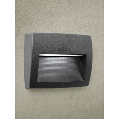 LORENZA 190 SEGNAPASSO APPLIQUE IP55 IN RESINA BIANCA,GRIGIA O NERA MADE IN ITALY FUMAGALLI MODERNO DARK LIGHT - Cristalensi Sho