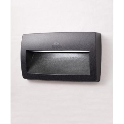 LORENZA 270 SEGNAPASSO APPLIQUE IP55 IN RESINA BIANCA,GRIGIA O NERA MADE IN ITALY FUMAGALLI MODERNO DARK LIGHT - Cristalensi Sho