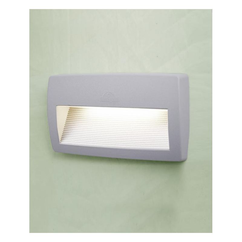 LORENZA 270 SEGNAPASSO APPLIQUE IP55 IN RESINA BIANCA,GRIGIA O NERA MADE IN ITALY FUMAGALLI MODERNO DARK LIGHT - Cristalensi Sho