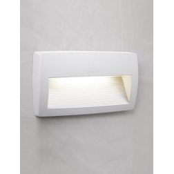 LORENZA 270 SEGNAPASSO APPLIQUE IP55 IN RESINA BIANCA,GRIGIA O NERA MADE IN ITALY FUMAGALLI MODERNO DARK LIGHT - Cristalensi Sho 2