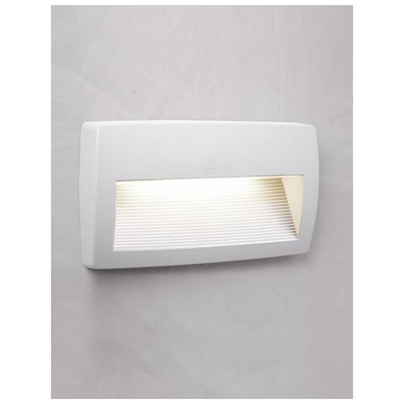 LORENZA 270 SEGNAPASSO APPLIQUE IP55 IN RESINA BIANCA,GRIGIA O NERA MADE IN ITALY FUMAGALLI MODERNO DARK LIGHT - Cristalensi Sho