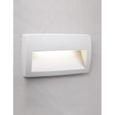LORENZA 270 SEGNAPASSO APPLIQUE IP55 IN RESINA BIANCA,GRIGIA O NERA MADE IN ITALY FUMAGALLI MODERNO DARK LIGHT - Cristalensi Sho