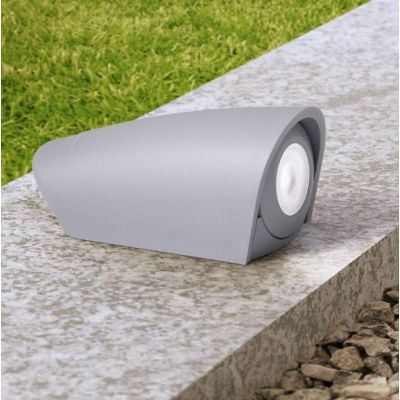 MAMETE APPLIQUE TONDEGGIANTE IP67 RESINA BIANCA,GRIGIA O NERA MONO EMISSIONE FUMAGALLI DARK LIGHT - Cristalensi Shop Online