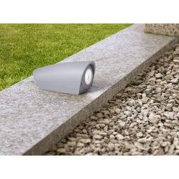 MAMETE APPLIQUE TONDEGGIANTE IP67 RESINA BIANCA,GRIGIA O NERA MONO EMISSIONE FUMAGALLI DARK LIGHT - Cristalensi Shop Online