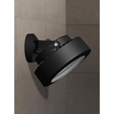 FARETTO PER ESTERNO IP66 IN RESINA TRE COLORI DIREZIONABILE LAMPADINA LED INCLUSA DARK LIGHT - Cristalensi Shop Online