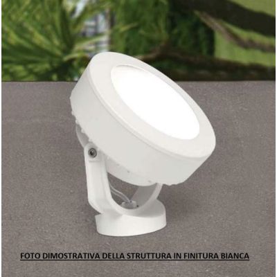 TOMMY PROIETTORE LED DA ESTERNI IP66 IN RESINA BIANCA,GRIGIA O NERA DIREZIONABILE DARK LIGHT - Cristalensi Shop Online