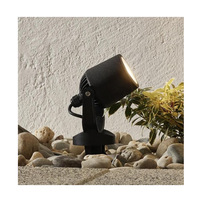 MINI TOMMY PROIETTORE LED DA ESTERNI IP66 IN RESINA BIANCA,GRIGIA O NERA DIREZIONABILE DARK LIGHT - Cristalensi Shop Online