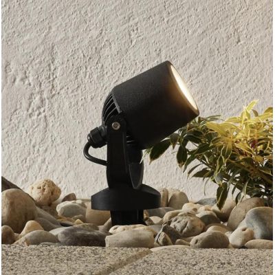 MINI TOMMY PROIETTORE LED DA ESTERNI IP66 IN RESINA BIANCA,GRIGIA O NERA DIREZIONABILE DARK LIGHT - Cristalensi Shop Online