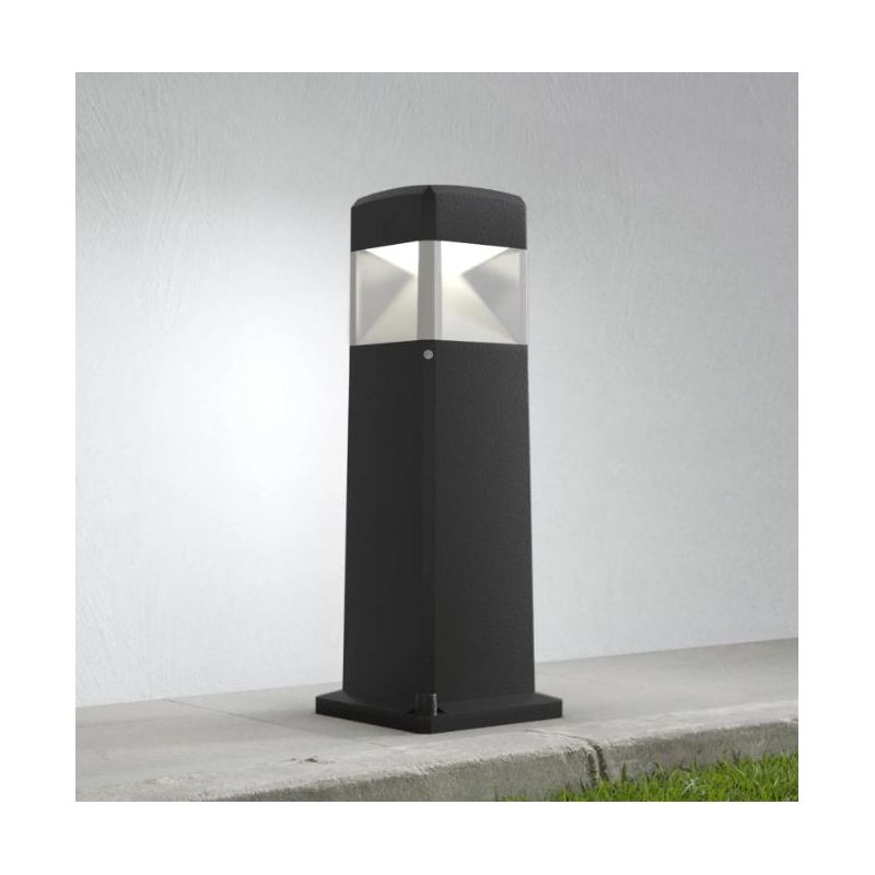 ELISA 500 PALETTO DA ESTERNI IP55 IN RESINA BIANCA,GRIGIA O NERA MADE IN ITALY FUMAGALLI DARK LIGHT - Cristalensi Shop Online