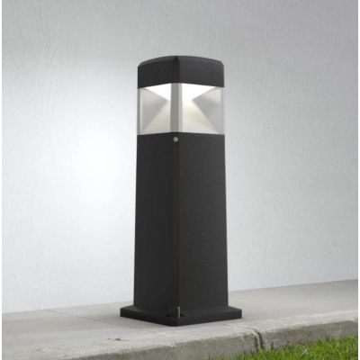 ELISA 500 PALETTO DA ESTERNI IP55 IN RESINA BIANCA,GRIGIA O NERA MADE IN ITALY FUMAGALLI DARK LIGHT - Cristalensi Shop Online