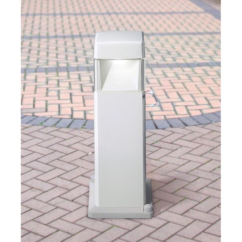 ELISA 500 PALETTO DA ESTERNI IP55 IN RESINA BIANCA,GRIGIA O NERA MADE IN ITALY FUMAGALLI DARK LIGHT - Cristalensi Shop Online