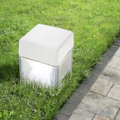 ELISA SPIKE PALETTO CUBO IP55 IN RESINA BIANCA,GRIGIA O NERA MADE IN ITALY FUMAGALLI DARK LIGHT - Cristalensi Shop Online