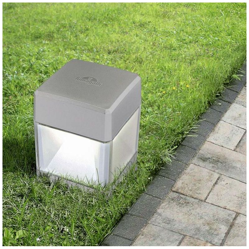 ELISA SPIKE PALETTO CUBO IP55 IN RESINA BIANCA,GRIGIA O NERA MADE IN ITALY FUMAGALLI DARK LIGHT - Cristalensi Shop Online