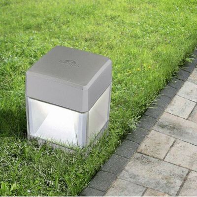 ELISA SPIKE PALETTO CUBO IP55 IN RESINA BIANCA,GRIGIA O NERA MADE IN ITALY FUMAGALLI DARK LIGHT - Cristalensi Shop Online