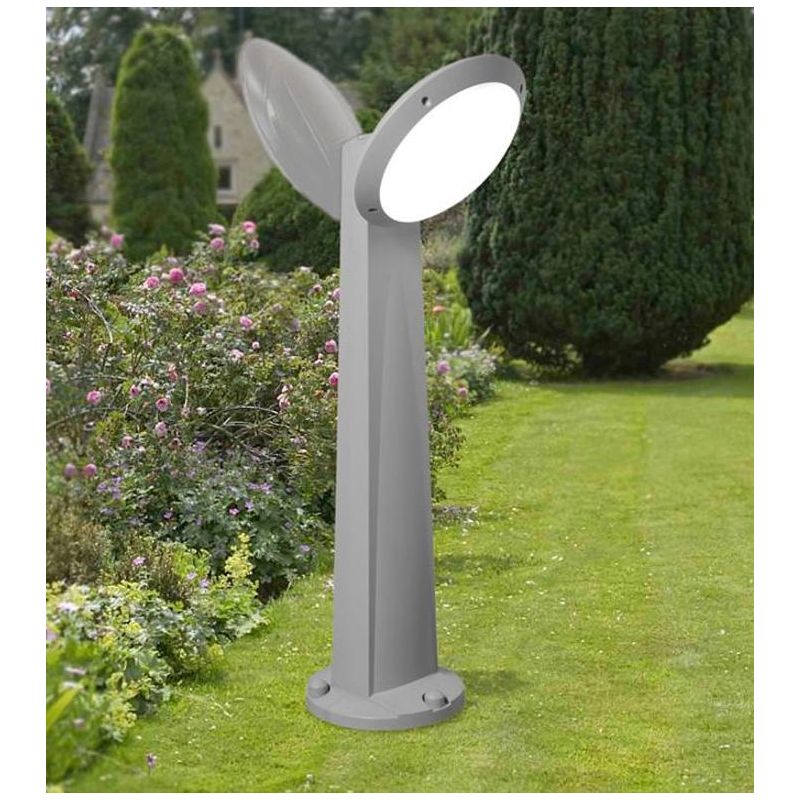 GABRI REMI MADDI PALO DA GIARDINO A 2 LUCI IN RESINA IP66 3 COLORI ALTEZZA CM 100 MADE IN ITALY FUMAGALLI DARK LIGHT - Cristalen