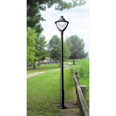 EKTOR-BEPPE LAMPIONE ALTEZZA 3 MT IN RESINA GRIGIA O NERA IP65 MADE IN ITALY FUMAGALLI DARK LIGHT - Cristalensi Shop Online