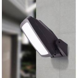 GIOVA-GERMANA APPLIQUE ORIENTABILE IP66 IN RESINA NERA,GRIGIA O BIANCA MADE IN ITALY FUMAGALLI DARK LIGHT - Cristalensi Shop Onl