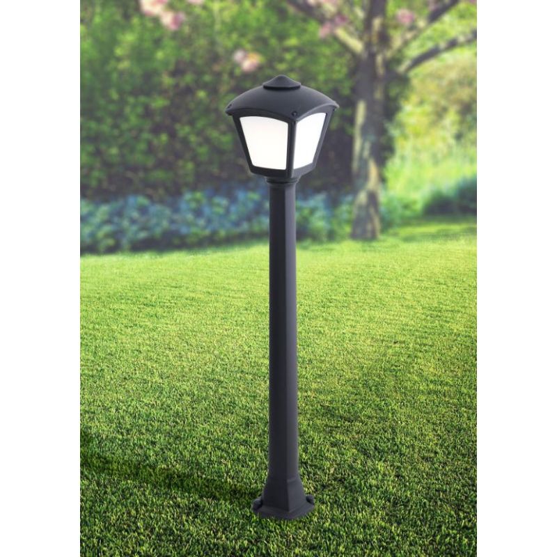 GIAFFA-ROBY PALO IN RESINA ALTEZZA CM 94 3 COLORI IP55 VETRO OPALE MADE IN ITALY FUMAGALLI DARK LIGHT - Cristalensi Shop Online