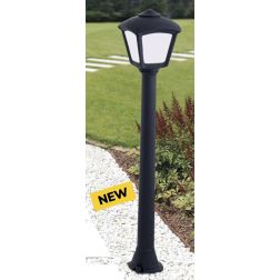 GIAFFA-ROBY PALO IN RESINA ALTEZZA CM 94 3 COLORI IP55 VETRO OPALE MADE IN ITALY FUMAGALLI DARK LIGHT - Cristalensi Shop Online