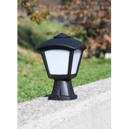 DISMA-ROBY PALETTO IN RESINA ALTEZZA CM 29 IP55 3 COLORI VETRO OPALE MADE IN ITALY FUMAGALLI DARK LIGHT - Cristalensi Shop Onlin