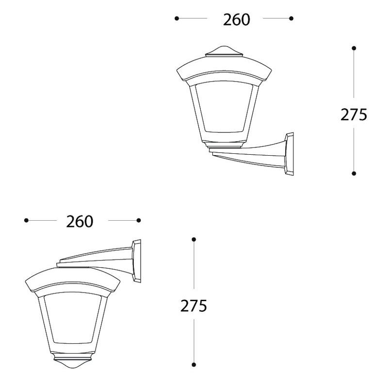 NARDO-ROBY APPLIQUE IN RESINA IP55 VETRO OPALE 3 COLORI MADE IN ITALY FUMAGALLI DARK LIGHT - Cristalensi Shop Online