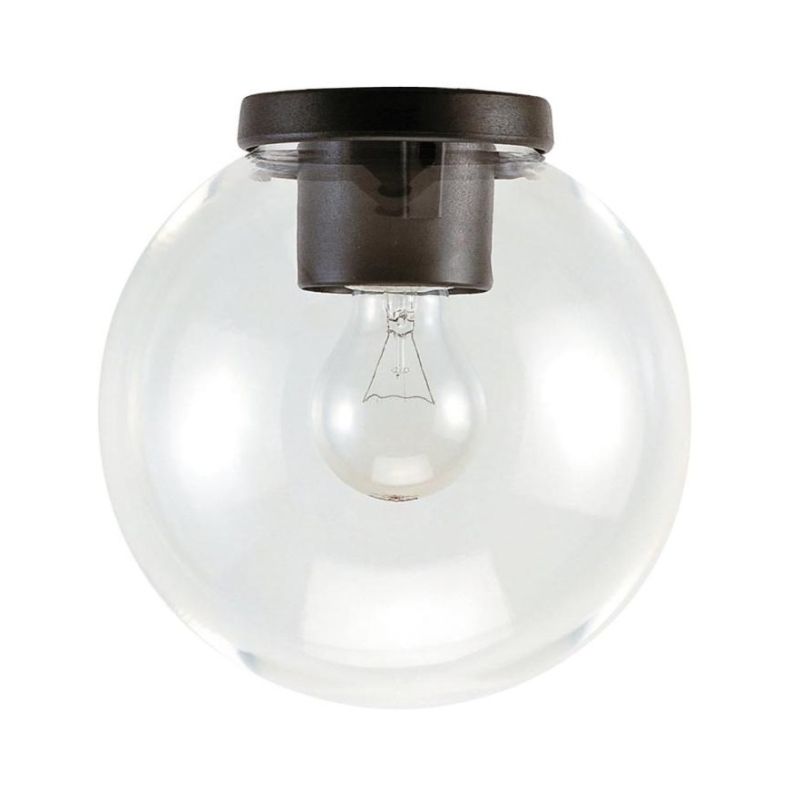 SICHEM G250 LAMPADA A SOSPENSIONE DA ESTERNO IP55 RESINA NERA CON GLOBO IN TRE COLORI MADE IN ITALY DARK LIGHT - Cristalensi Sho