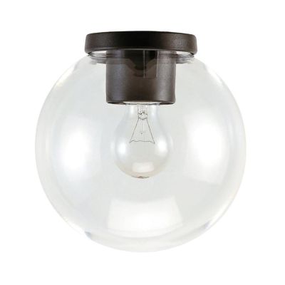 SICHEM G250 LAMPADA A SOSPENSIONE DA ESTERNO IP55 RESINA NERA CON GLOBO IN TRE COLORI MADE IN ITALY DARK LIGHT - Cristalensi Sho