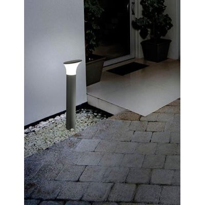 ARES LAMPIONCINO DA ESTERNO IN ALLUMINIO PORTALAMPADE E27 ALTEZZA 50 CM IP54 MODERNO ONDALUCE CICIRIELLO - Cristalensi Shop Onli