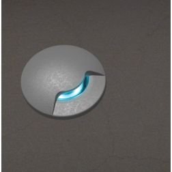 ALDO 1L FARETTO DA INCASSO ROTONDO IP67 IN RESINA GRIGIA,NERA O BIANCA LED 1,7W DA ESTERNO DARK LIGHT - Cristalensi Shop Online 2