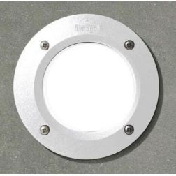 LETI 100 FARETTO DA INCASSO ROTONDO IP66 IN RESINA BIANCO,NERO O GRIGIO LAMPADINA GX53 INCLUSA SOSTITUIBILE DARK LIGHT - Cristal 2