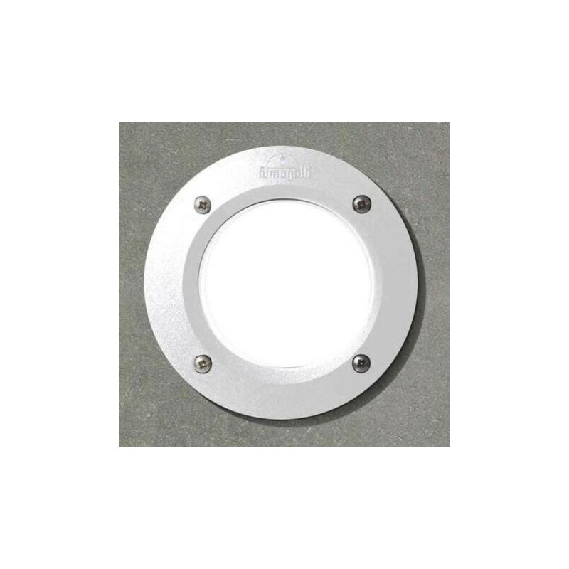 LETI 100 FARETTO DA INCASSO ROTONDO IP66 IN RESINA BIANCO,NERO O GRIGIO LAMPADINA GX53 INCLUSA SOSTITUIBILE DARK LIGHT - Cristal