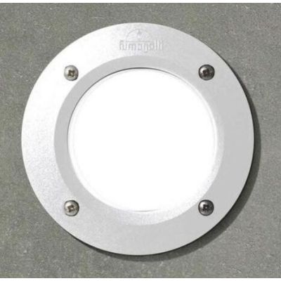 LETI 100 FARETTO DA INCASSO ROTONDO IP66 IN RESINA BIANCO,NERO O GRIGIO LAMPADINA GX53 INCLUSA SOSTITUIBILE DARK LIGHT - Cristal