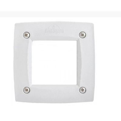 LETI 100 FARETTO DA INCASSO QUADRATO IP66 IN RESINA BIANCO,NERO O GRIGIO LAMPADINA GX53 INCLUSA SOSTITUIBILE DARK LIGHT - Crista