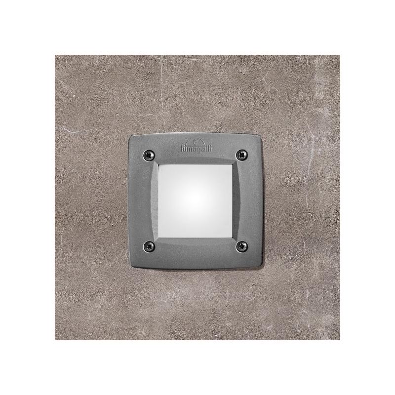 LETI 100 FARETTO DA INCASSO QUADRATO IP66 IN RESINA BIANCO,NERO O GRIGIO LAMPADINA GX53 INCLUSA SOSTITUIBILE DARK LIGHT - Crista