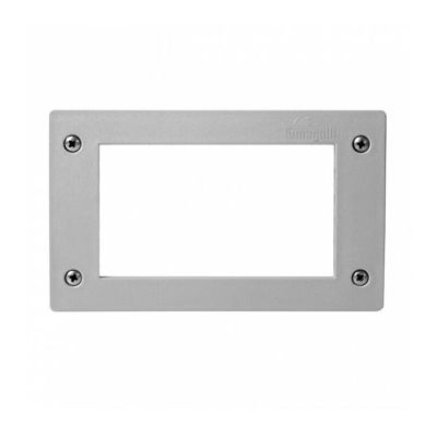 LETI 200 FARETTO DA INCASSO RETTANGOLARE IP66 IN RESINA BIANCO,NERO O GRIGIO LAMPADINA GX53 INCLUSA SOSTITUIBILE DARK LIGHT - Cr