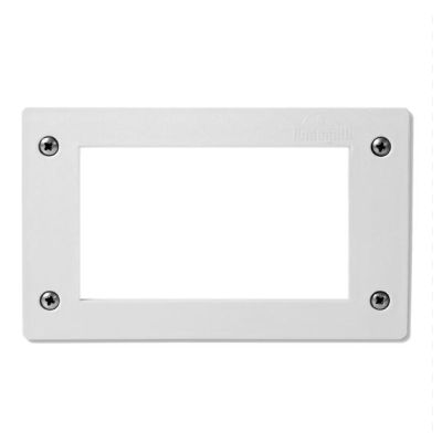 LETI 200 FARETTO DA INCASSO RETTANGOLARE IP66 IN RESINA BIANCO,NERO O GRIGIO LAMPADINA GX53 INCLUSA SOSTITUIBILE DARK LIGHT - Cr