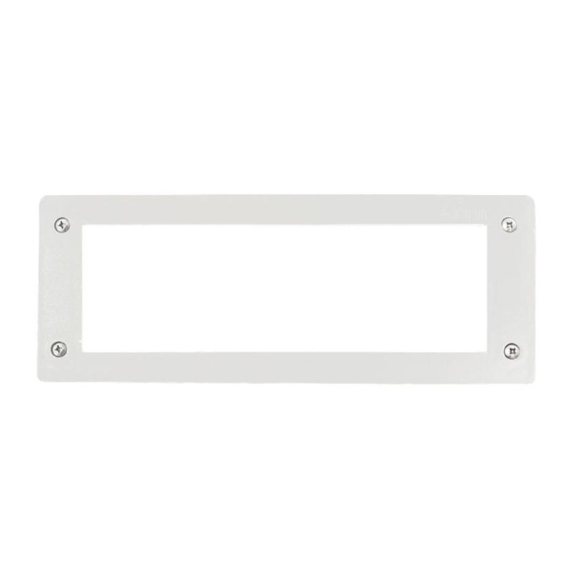 LETI 300 INCASSO IN RESINA NERA, BIANCA O GRIGIA E SCHERMO BIANCO IP66 CON PORTALAMPADE 1XE27 DARK LIGHT - Cristalensi Shop Onli