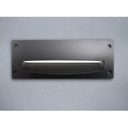 LETI 300 HS FARETTO RETTANGOLARE DA INCASSO IP66 IN RESINA BIANCA,GRIGIA O NERA MADE IN ITALY DARK LIGHT - Cristalensi Shop Onli