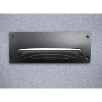 LETI 300 HS FARETTO RETTANGOLARE DA INCASSO IP66 IN RESINA BIANCA,GRIGIA O NERA MADE IN ITALY DARK LIGHT - Cristalensi Shop Onli