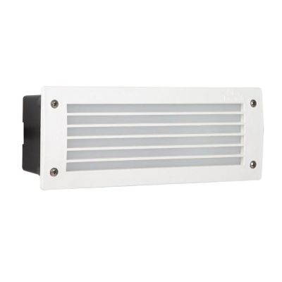 LETI 300 GL LAMPADA DA INCASSO RETTANGOLARE IP66 IN RESINA BIANCO,NERO O GRIGIO LAMPADINA E27 DARK LIGHT - Cristalensi Shop Onli