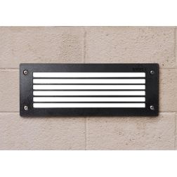 LETI 300 GL LAMPADA DA INCASSO RETTANGOLARE IP66 IN RESINA BIANCO,NERO O GRIGIO LAMPADINA E27 DARK LIGHT - Cristalensi Shop Onli