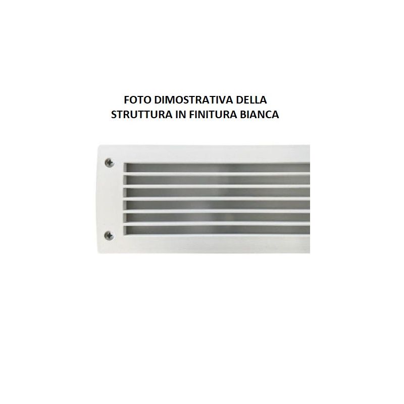 LETI 300 RS LAMPADA DA INCASSO RETTANGOLARE IP66 IN RESINA BIANCO,NERO O GRIGIO LAMPADINA E27 DARK LIGHT - Cristalensi Shop Onli